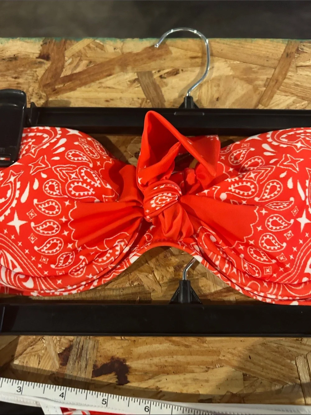 Wildfox Red Bandana Print Bikini Set - Two Piece Swimwear